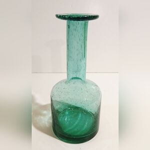 Vintafe Green Glass Vase